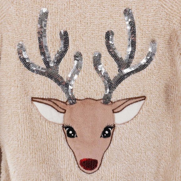 Rudolph Reindeer Pajama Top NWT - Picture 2 of 4